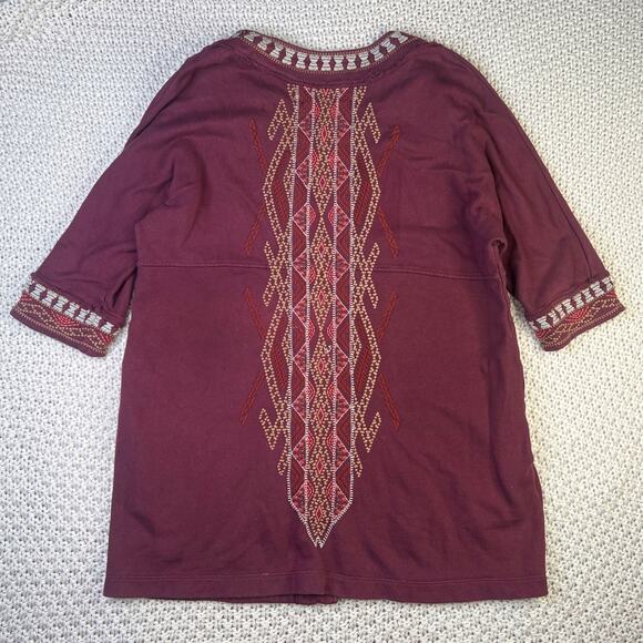 Johnny Was Embroidered Purple Multicolor Kimono Cardigan - Size Small - Picture 3 of 7